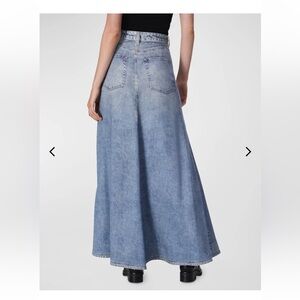 Rag and Bone liquid Miramar denim effect maxi skirt WORN ONCE